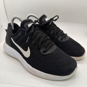 Nike LunarSolo Womens Athletic Running Shoes Black White AA8677-001 Size 8.5